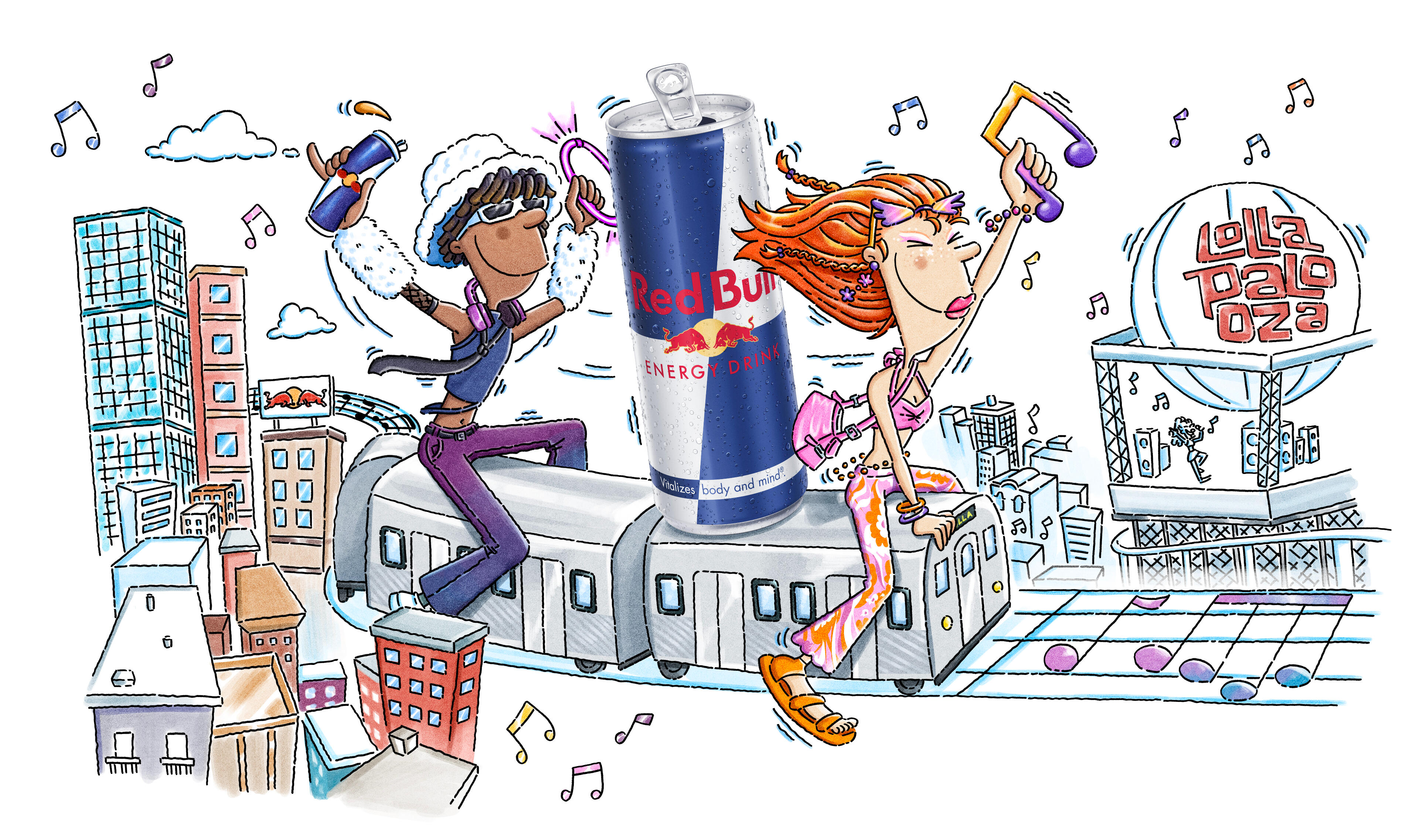 Lollapalooza Train Ad